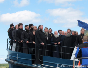 Молебен на Рыбинском море 16 июня 2015 года